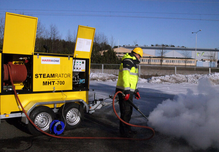 Työ­maan put­ket ja rum­mut jäässä? Mistä saat siir­ret­tä­vän höy­ryn­ke­hit­ti­men vuo­kralle akuut­tiin sula­tus­tar­pee­seen?